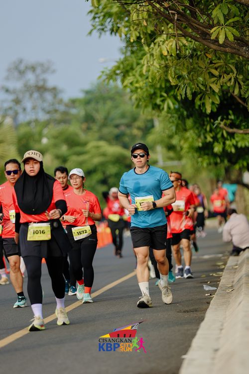 Race photo from CISANGKAN KBP CITY RUN 2025