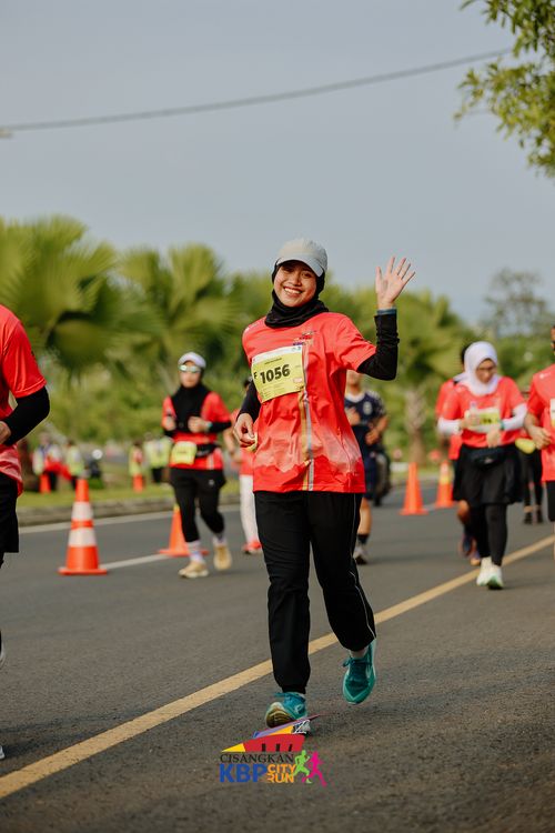 Race photo from CISANGKAN KBP CITY RUN 2025