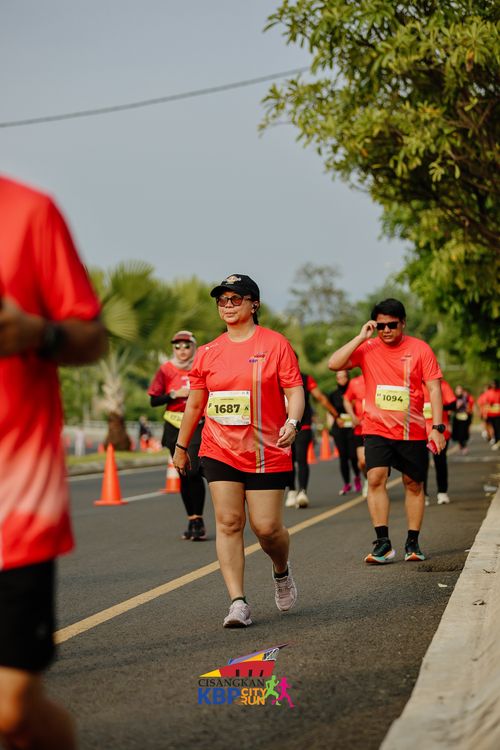 Race photo from CISANGKAN KBP CITY RUN 2025