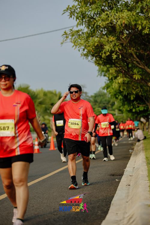 Race photo from CISANGKAN KBP CITY RUN 2025