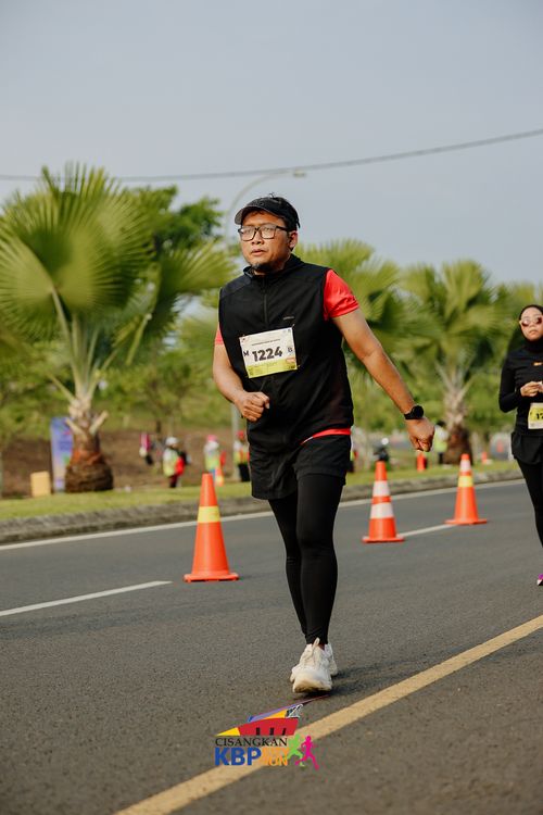 Race photo from CISANGKAN KBP CITY RUN 2025
