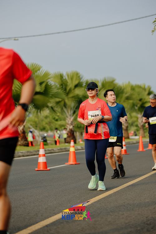 Race photo from CISANGKAN KBP CITY RUN 2025