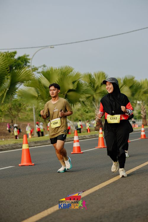 Race photo from CISANGKAN KBP CITY RUN 2025