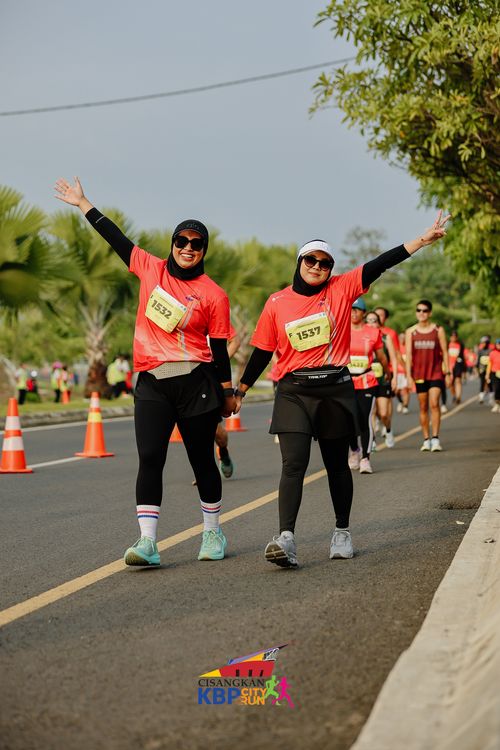 Race photo from CISANGKAN KBP CITY RUN 2025