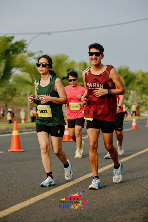 Race photo from CISANGKAN KBP CITY RUN 2025