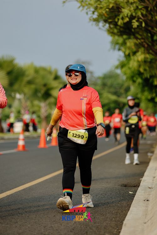 Race photo from CISANGKAN KBP CITY RUN 2025