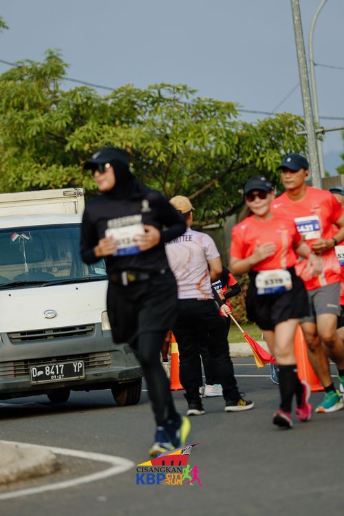 Race photo from CISANGKAN KBP CITY RUN 2025