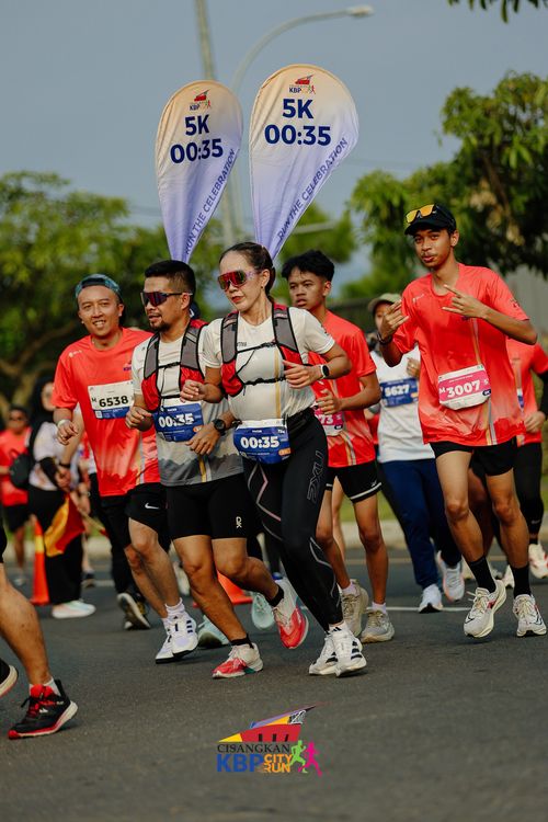 Race photo from CISANGKAN KBP CITY RUN 2025