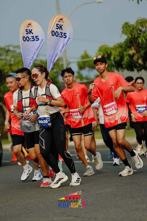 Race photo from CISANGKAN KBP CITY RUN 2025