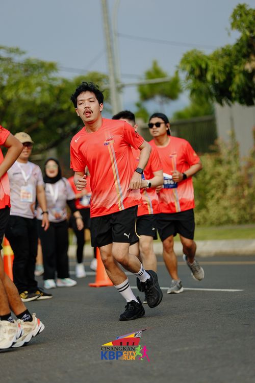 Race photo from CISANGKAN KBP CITY RUN 2025