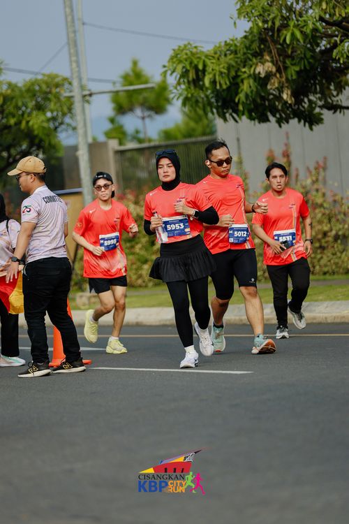 Race photo from CISANGKAN KBP CITY RUN 2025