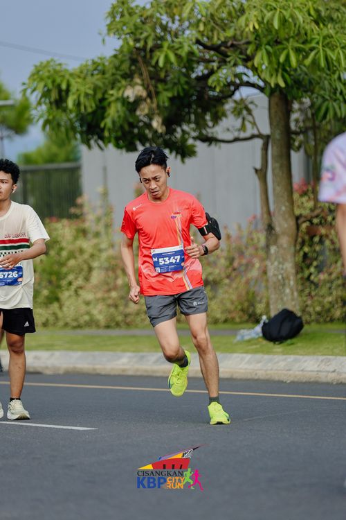 Race photo from CISANGKAN KBP CITY RUN 2025