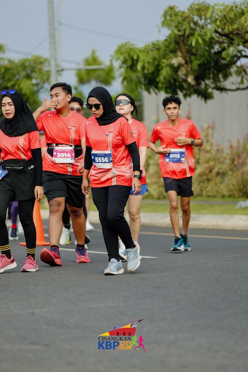 Race photo from CISANGKAN KBP CITY RUN 2025