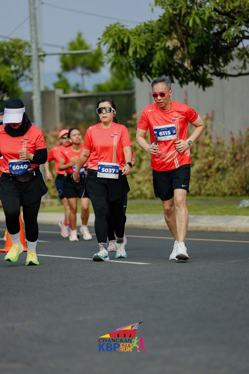Race photo from CISANGKAN KBP CITY RUN 2025