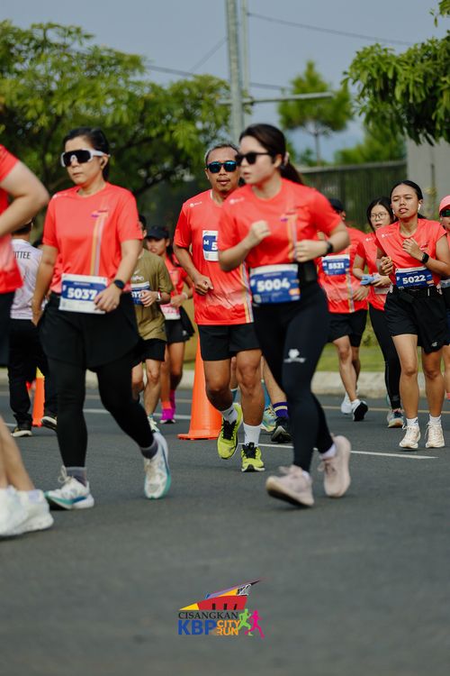 Race photo from CISANGKAN KBP CITY RUN 2025
