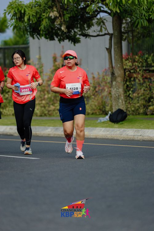 Race photo from CISANGKAN KBP CITY RUN 2025