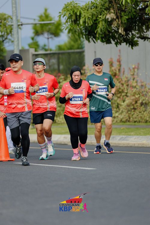 Race photo from CISANGKAN KBP CITY RUN 2025