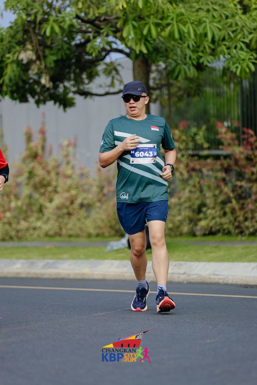 Race photo from CISANGKAN KBP CITY RUN 2025