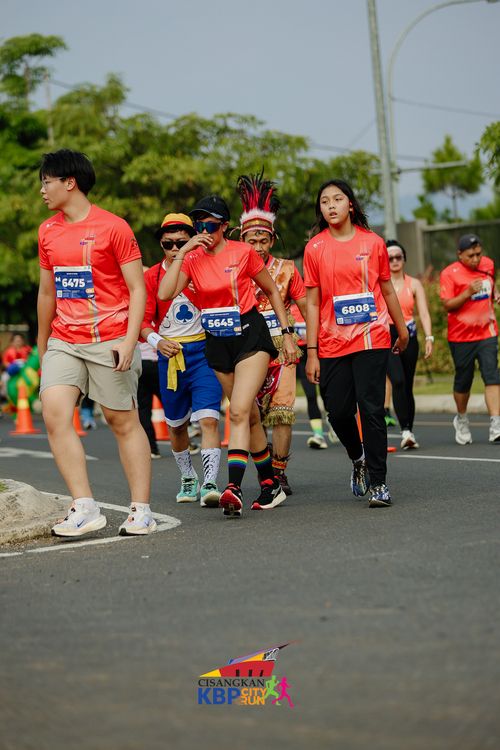 Race photo from CISANGKAN KBP CITY RUN 2025