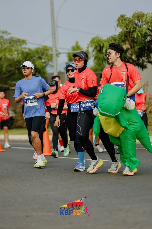 Race photo from CISANGKAN KBP CITY RUN 2025