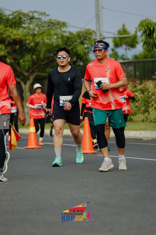 Race photo from CISANGKAN KBP CITY RUN 2025
