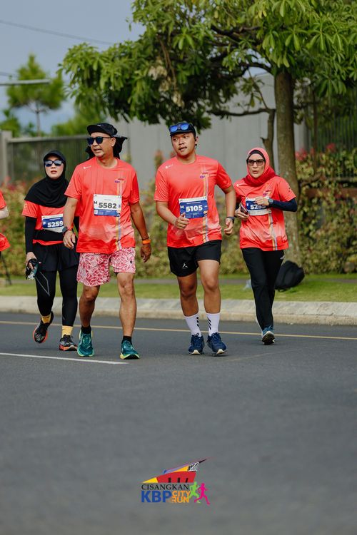 Race photo from CISANGKAN KBP CITY RUN 2025