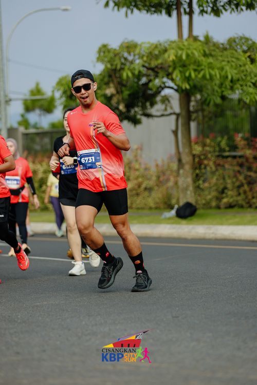 Race photo from CISANGKAN KBP CITY RUN 2025
