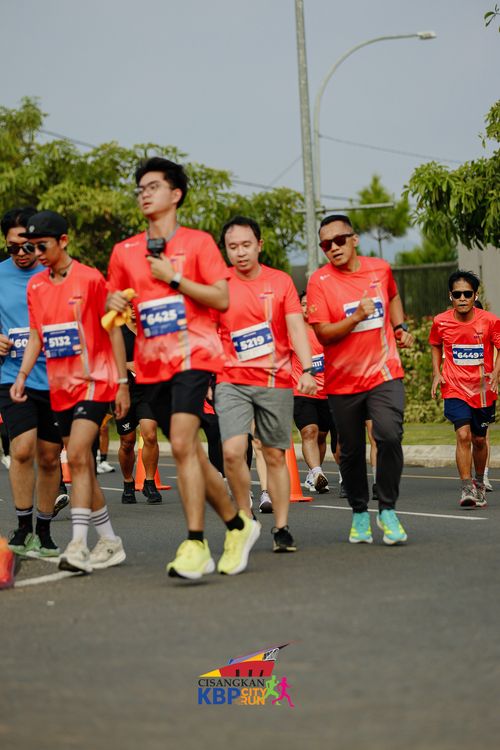 Race photo from CISANGKAN KBP CITY RUN 2025