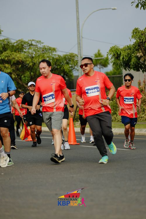 Race photo from CISANGKAN KBP CITY RUN 2025