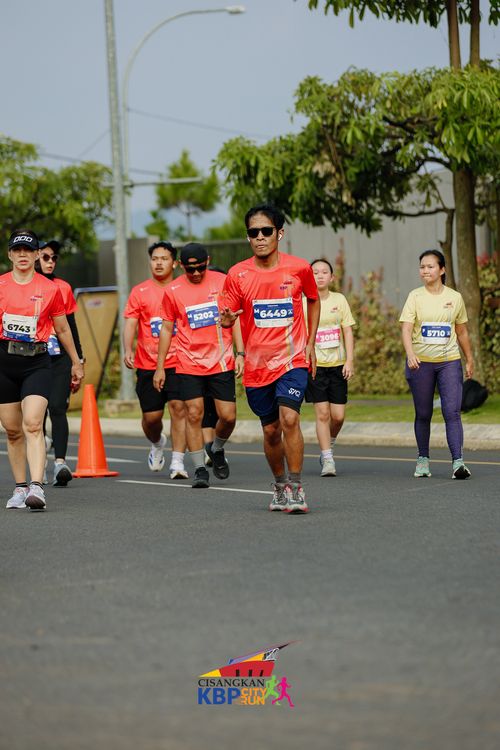 Race photo from CISANGKAN KBP CITY RUN 2025