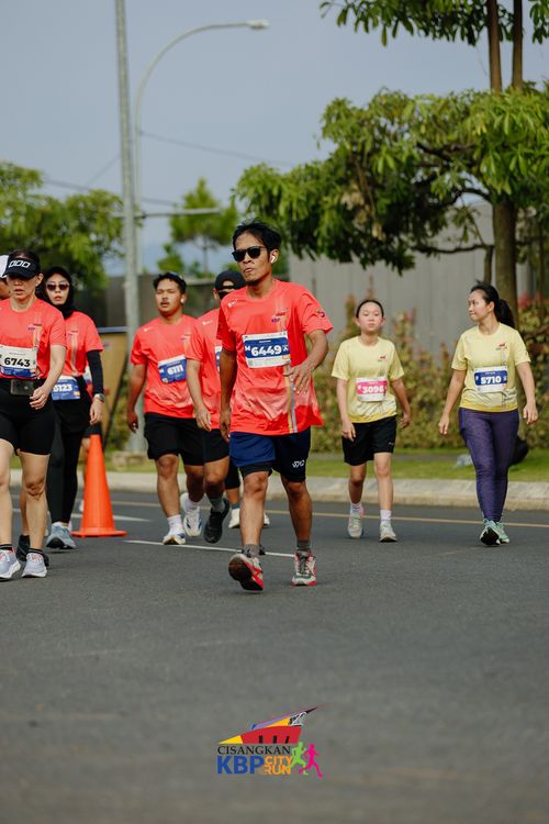 Race photo from CISANGKAN KBP CITY RUN 2025