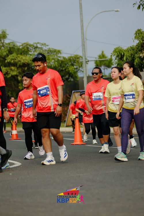 Race photo from CISANGKAN KBP CITY RUN 2025