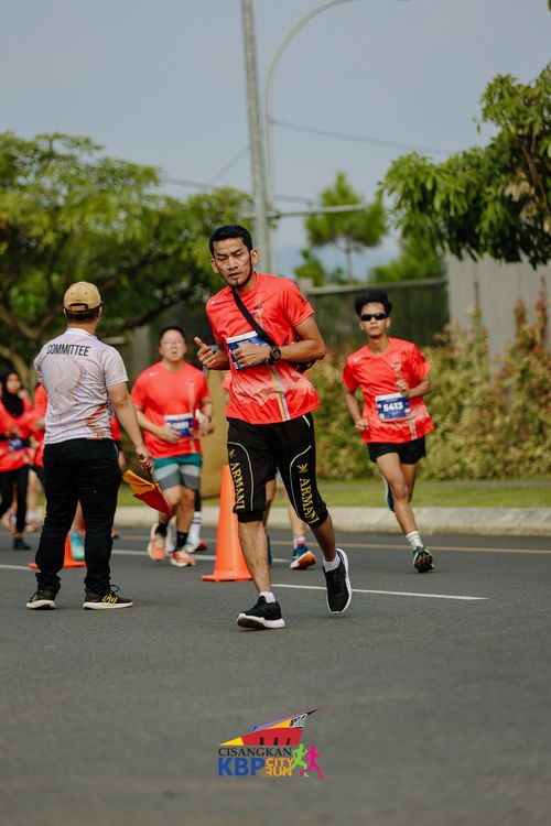 Race photo from CISANGKAN KBP CITY RUN 2025