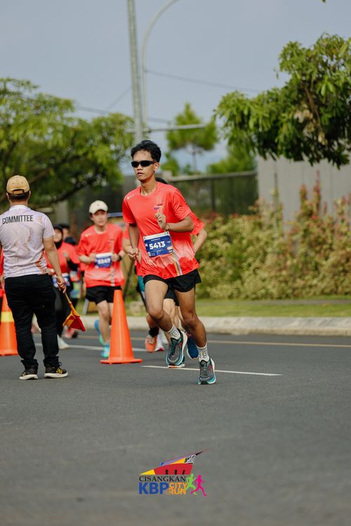 Race photo from CISANGKAN KBP CITY RUN 2025