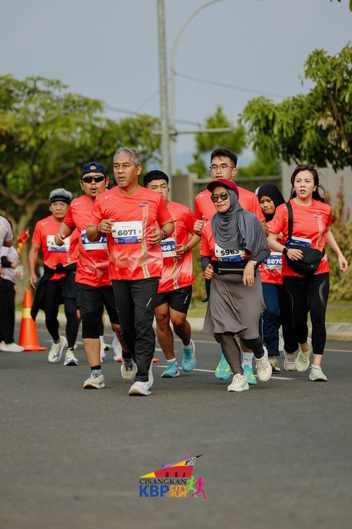 Race photo from CISANGKAN KBP CITY RUN 2025