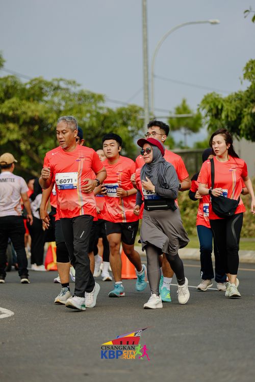 Race photo from CISANGKAN KBP CITY RUN 2025