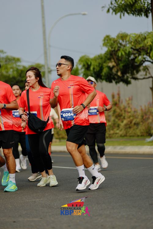 Race photo from CISANGKAN KBP CITY RUN 2025