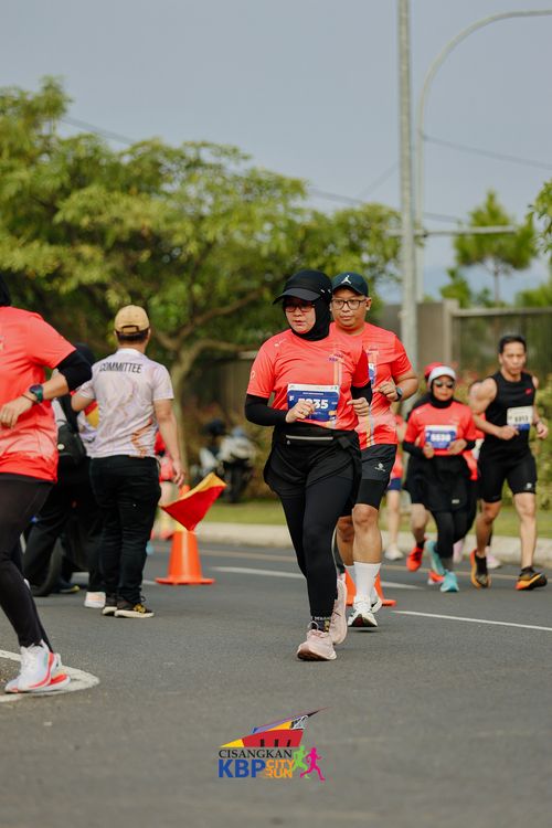 Race photo from CISANGKAN KBP CITY RUN 2025