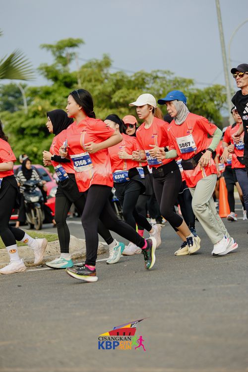 Race photo from CISANGKAN KBP CITY RUN 2025