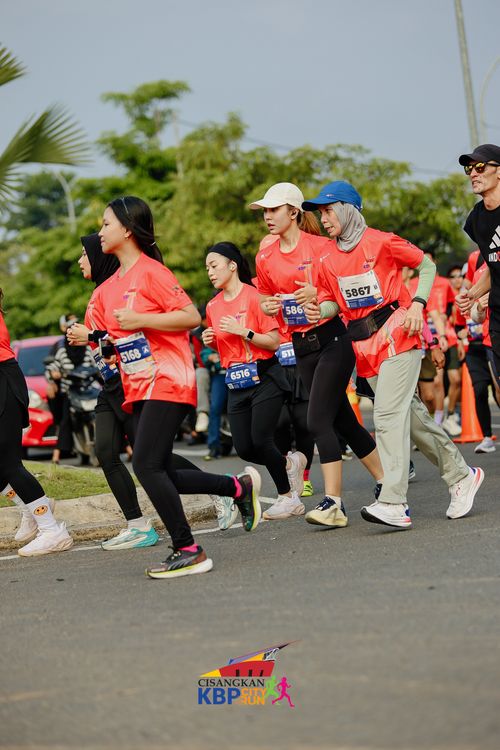 Race photo from CISANGKAN KBP CITY RUN 2025
