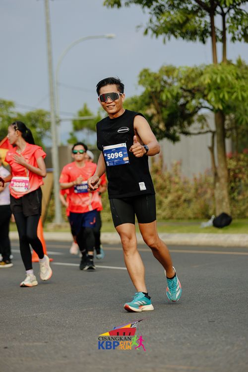 Race photo from CISANGKAN KBP CITY RUN 2025