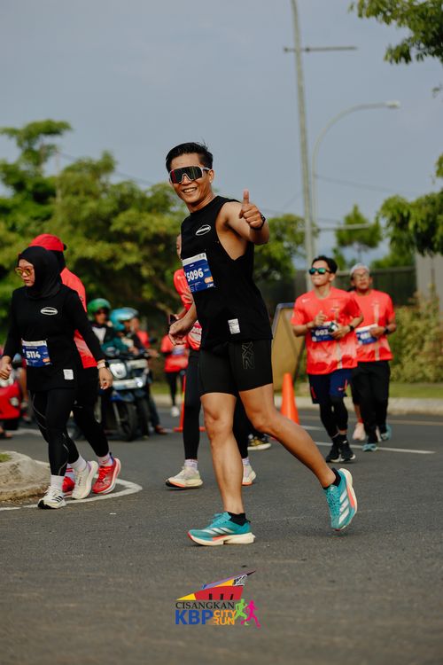 Race photo from CISANGKAN KBP CITY RUN 2025