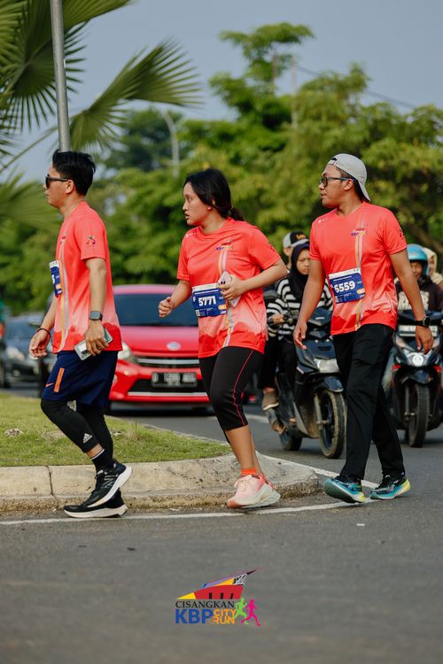 Race photo from CISANGKAN KBP CITY RUN 2025