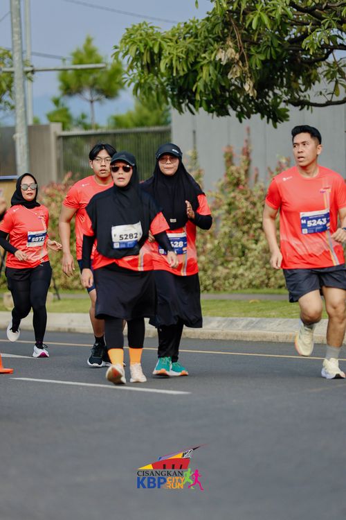 Race photo from CISANGKAN KBP CITY RUN 2025