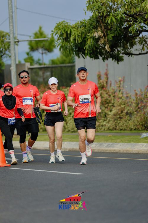Race photo from CISANGKAN KBP CITY RUN 2025