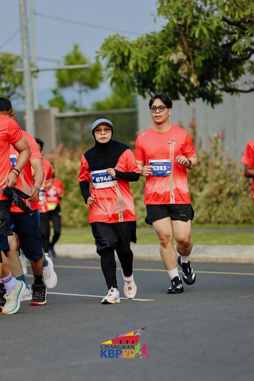 Race photo from CISANGKAN KBP CITY RUN 2025