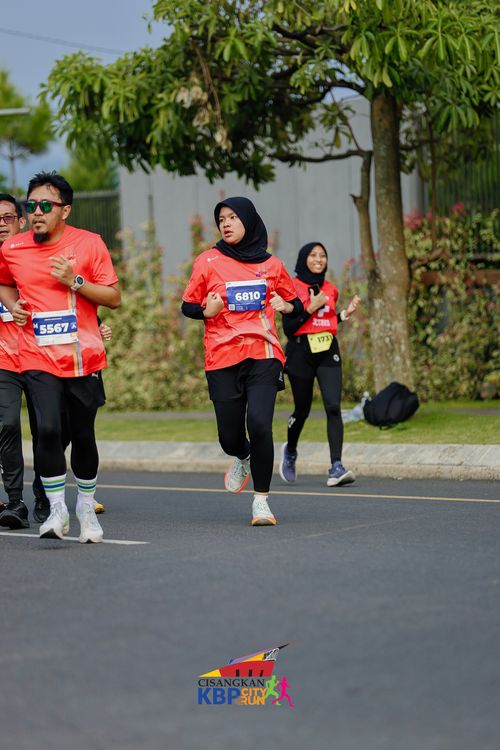 Race photo from CISANGKAN KBP CITY RUN 2025