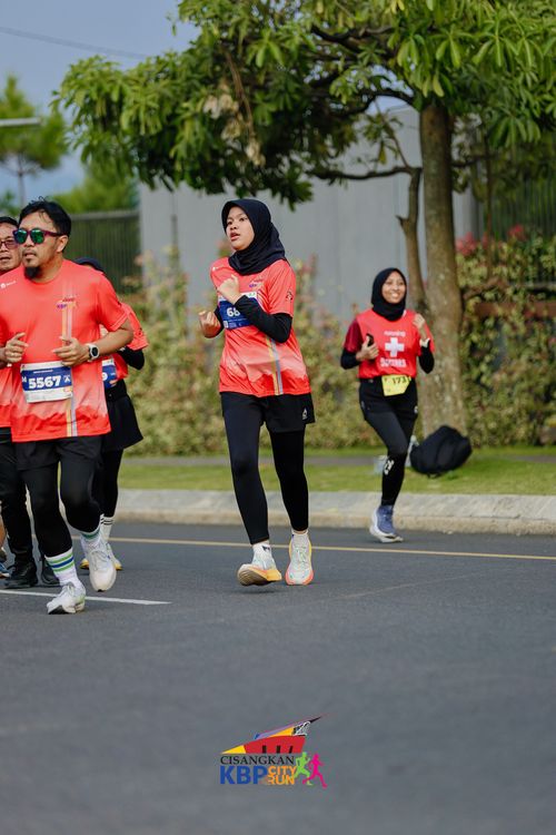 Race photo from CISANGKAN KBP CITY RUN 2025