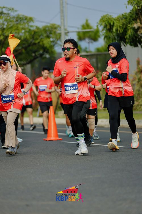 Race photo from CISANGKAN KBP CITY RUN 2025