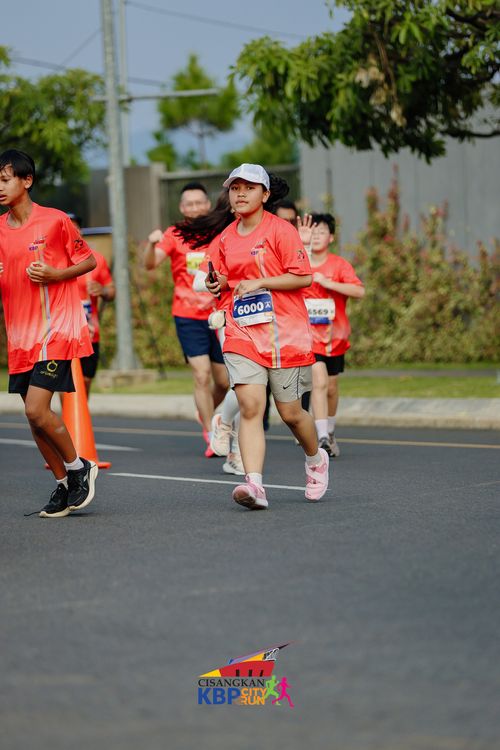 Race photo from CISANGKAN KBP CITY RUN 2025